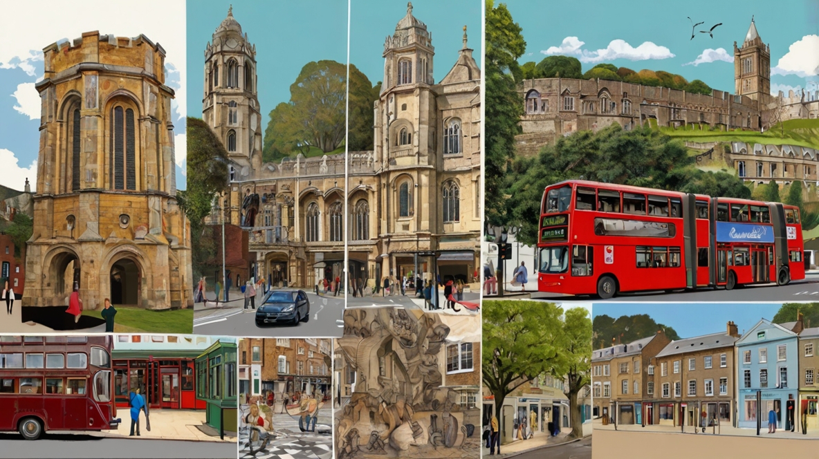 Canterbury Top Visitor Attractions Illustration