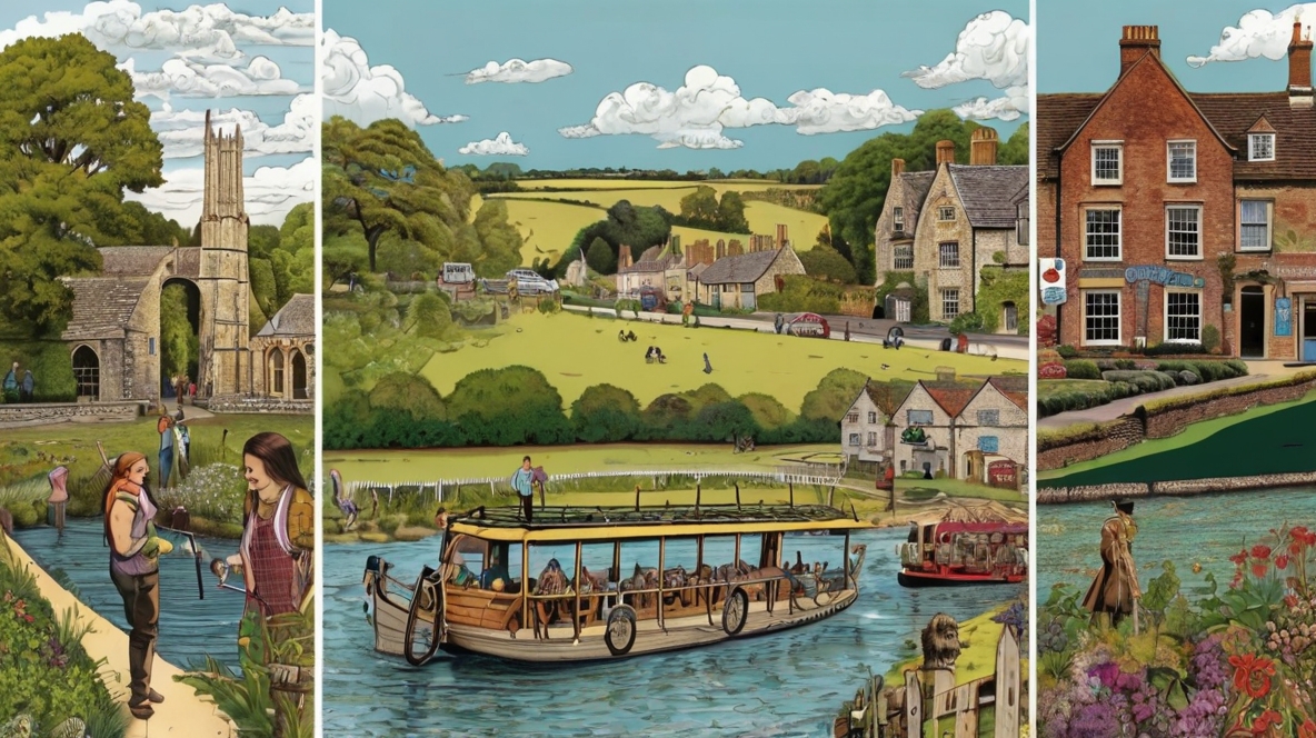 Mere Wiltshire Illustration Scenes