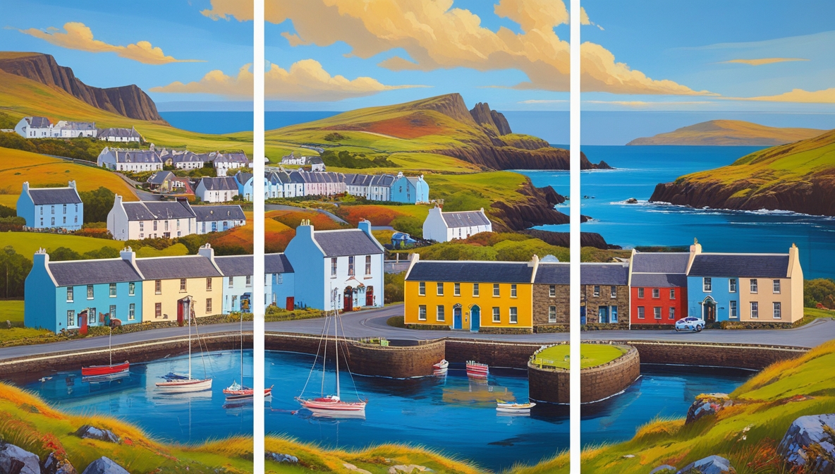 Balivanich Top 10 Attractions Artistic Illustration