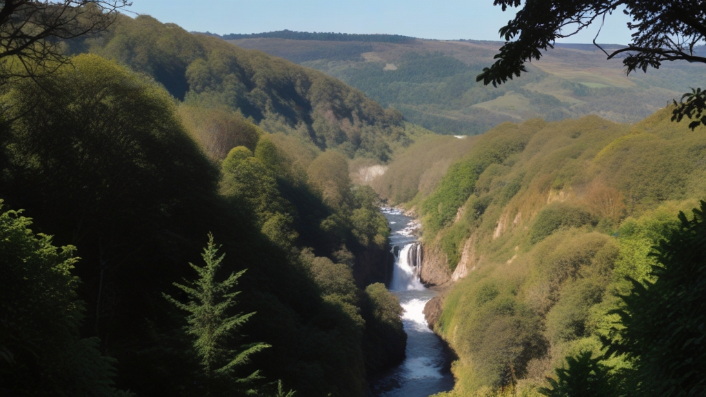 Falls of Foyers Illustration