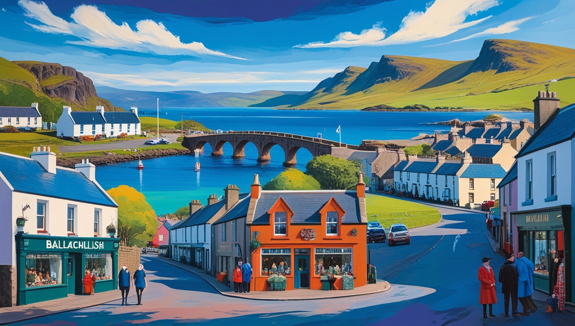 Ballachulish Business For Sale or Rent Artistic Illustration