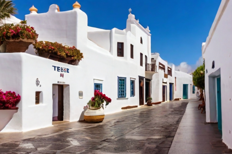 Teguise Old Town Illustration